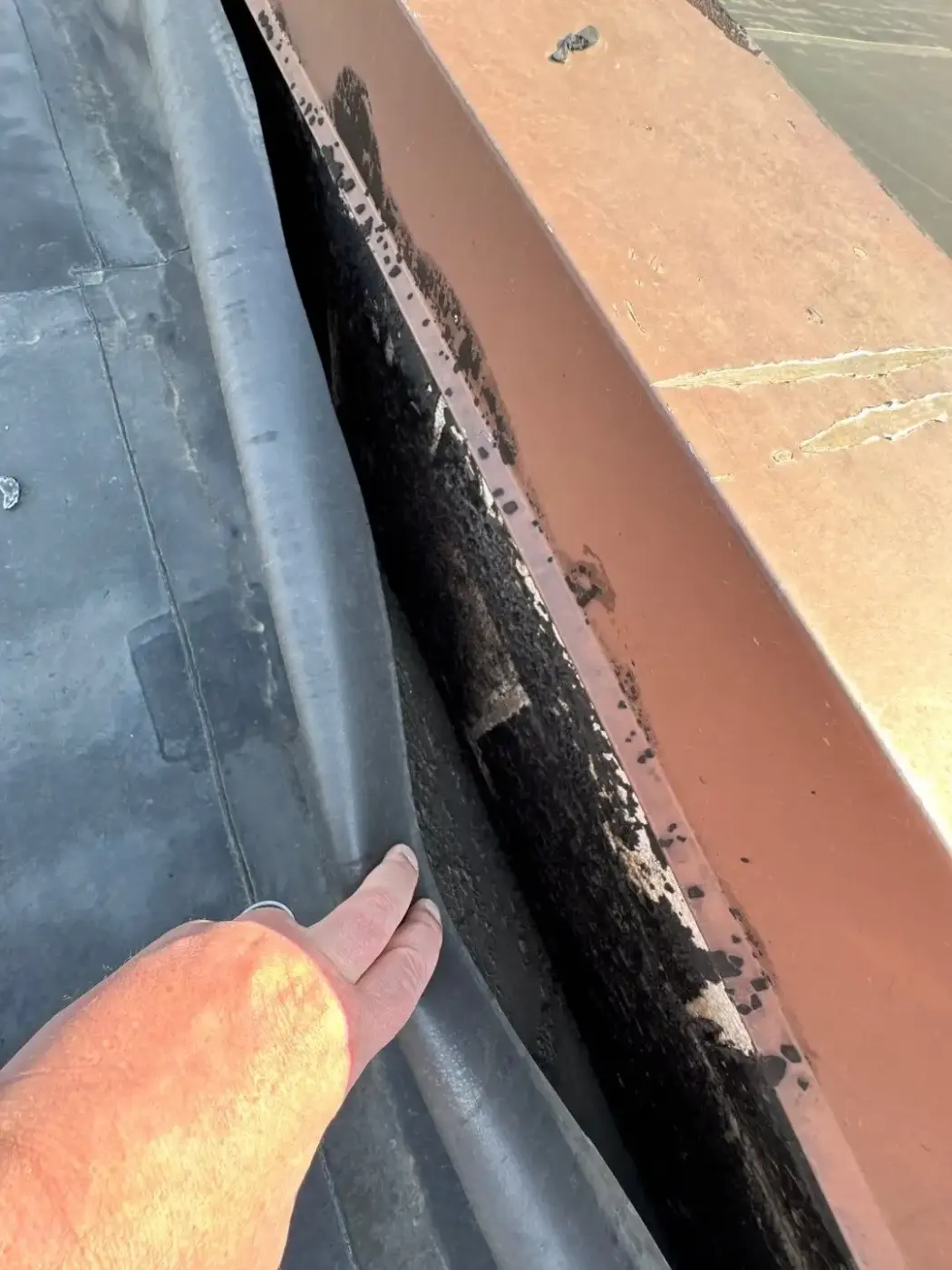 Tarping and dry-in on a Williamsport commercial roof