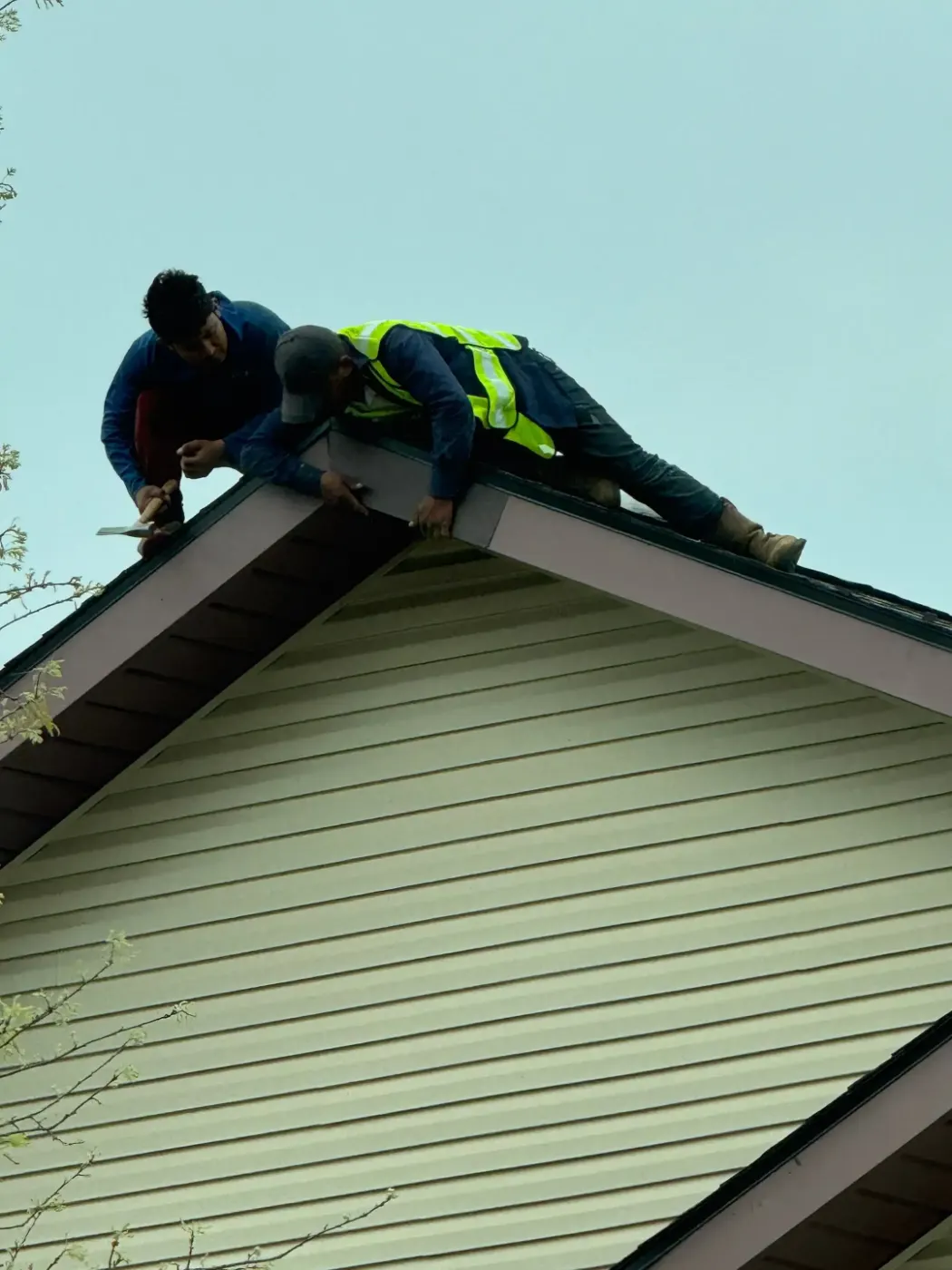 Commercial roof inspection documented in Williamsport